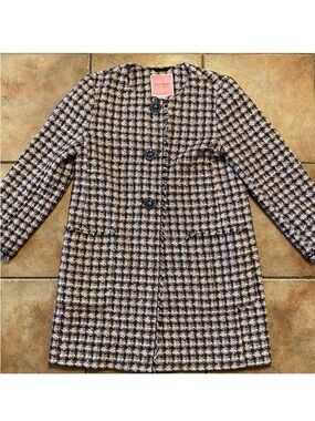 Kate Spade Enchanted Tweed Coat Medium 🌸